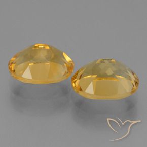 5.33克拉天然黄水晶，椭圆形，VVS