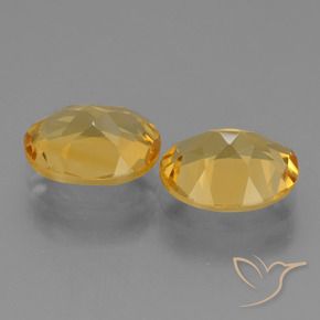 4.20克拉天然黄水晶，椭圆形，VVS-VS