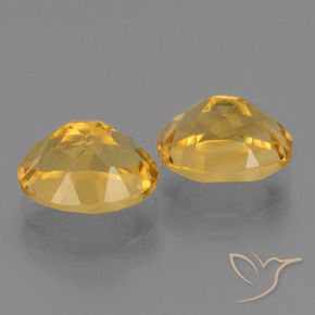5.61克拉天然黄水晶，椭圆形，VVS