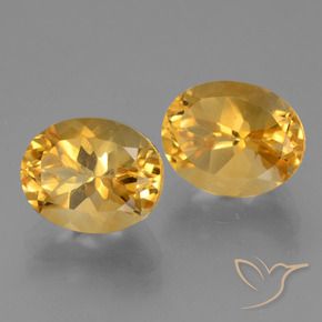 5.81克拉天然黄水晶，椭圆形，VVS-VS