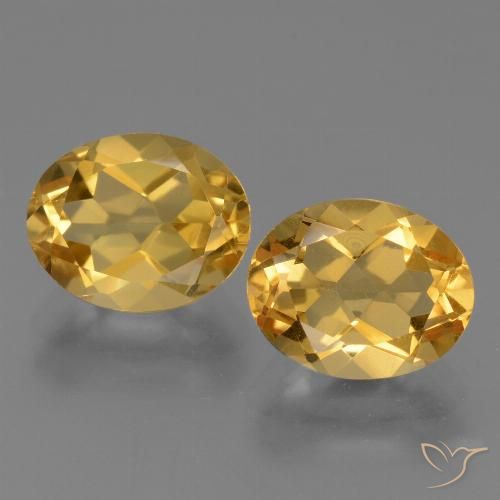 5.15ctw 天然 中深金色 黄水晶, 椭圆形, VVS-VS