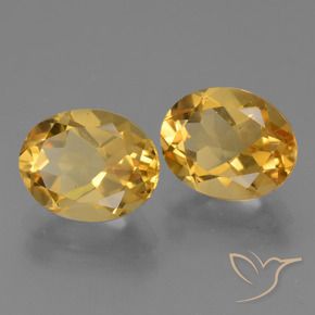 5.15克拉天然黄水晶，椭圆形，VVS-VS