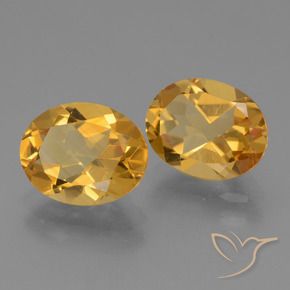 4.40克拉天然黄水晶，椭圆形，VVS