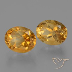 5.78克拉天然黄水晶，椭圆形，VVS-VS