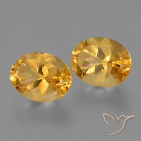 5.17克拉天然黄水晶，椭圆形，VVS