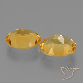 4.37克拉天然黄水晶，椭圆形，VVS-VS