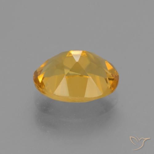 2.44克拉天然黄水晶，椭圆形，VVS