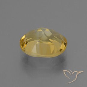 2.57克拉天然黄水晶，椭圆形，VS