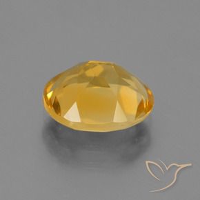 2.35克拉天然黄水晶，椭圆形，VVS