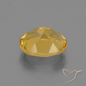 2.28克拉天然黄水晶，椭圆形，VS