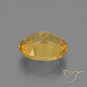 2.19克拉天然黄水晶，椭圆形，VVS-VS