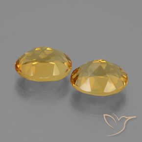 4.84克拉天然黄水晶，椭圆形，VVS-VS