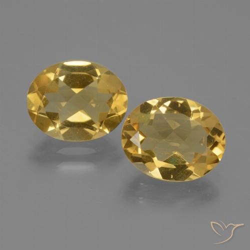 4.19克拉天然黄水晶，椭圆形，VVS-VS