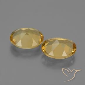 4.19克拉天然黄水晶，椭圆形，VVS-VS