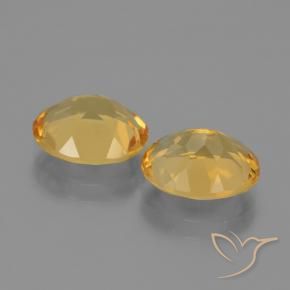 4.44克拉天然黄水晶，椭圆形，VVS-VS