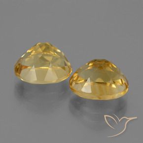 5.89克拉天然黄水晶，椭圆形，VVS