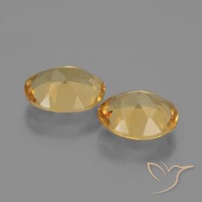 4.03克拉天然黄水晶，椭圆形，VVS-VS