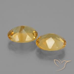 4.43克拉天然黄水晶，椭圆形，VVS-VS