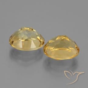 5.59克拉天然黄水晶，椭圆形，VVS