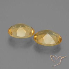 4.09克拉天然黄水晶，椭圆形，VVS-VS