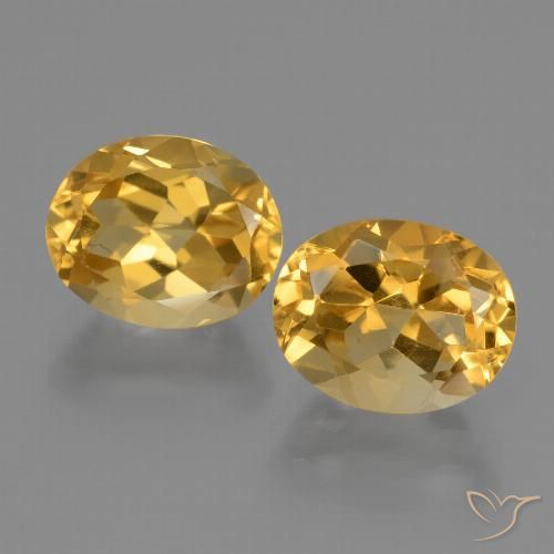 5.11ctw 天然 深金色 黄水晶, 椭圆形, VVS-VS