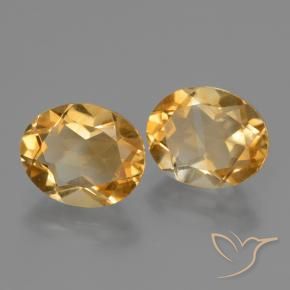 4.81克拉天然黄水晶，椭圆形，VVS-VS
