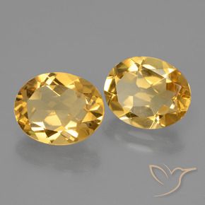 4.23克拉天然黄水晶，椭圆形，VVS
