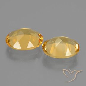 4.23克拉天然黄水晶，椭圆形，VVS