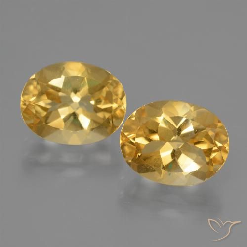 4.91ctw 天然 深金橙色 黄水晶, 椭圆形, VVS-VS