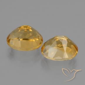 5.49克拉天然黄水晶，椭圆形，VVS