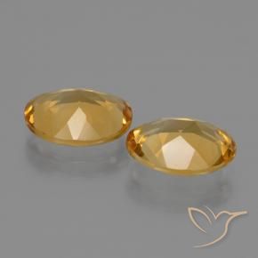 3.69克拉天然黄水晶，椭圆形，VVS