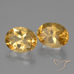 5.03克拉天然黄水晶，椭圆形，VVS-VS