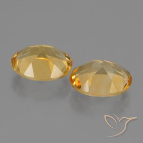 4.58克拉天然黄水晶，椭圆形，VVS-VS