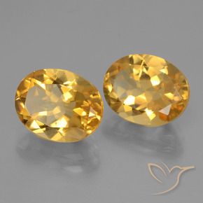 5.21克拉天然黄水晶，椭圆形，VVS-VS