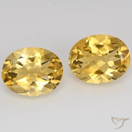 4.70ctw 天然 金橙色 黄水晶, 椭圆形, VVS-VS