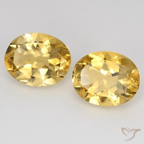 4.70克拉天然黄水晶，椭圆形，VVS-VS