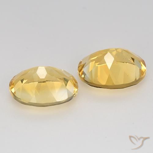 4.70克拉天然黄水晶，椭圆形，VVS-VS