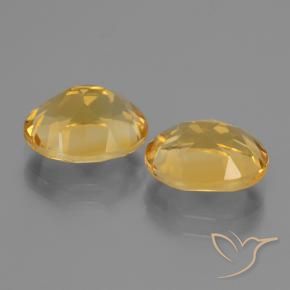 4.97克拉天然黄水晶，椭圆形，VVS-VS