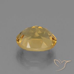 2.55克拉天然黄水晶，椭圆形，VVS
