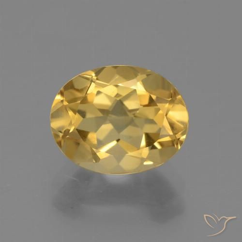 2.63ct 天然 金橙色 黄水晶, 椭圆形, VVS-VS
