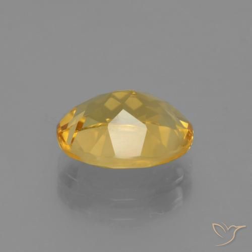 2.24克拉天然黄水晶，椭圆形，VVS