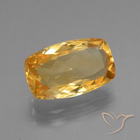 3.63克拉天然黄水晶，软垫，VVS-VS