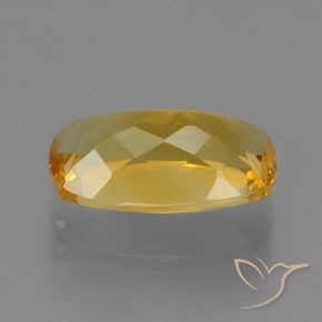 3.73克拉天然黄水晶，软垫，VVS-VS