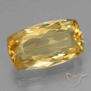 7.15克拉天然黄水晶，软垫，VVS