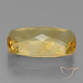 7.15克拉天然黄水晶，软垫，VVS