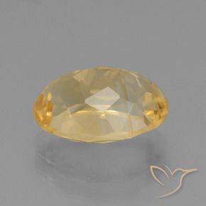 3.80克拉天然黄水晶，椭圆形，VVS-VS