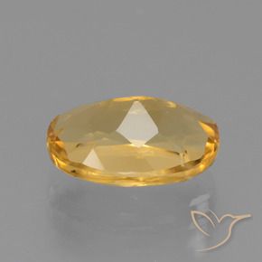 2.48克拉天然黄水晶，椭圆形，VVS