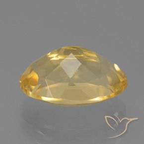 4.46克拉天然黄水晶，椭圆形，VVS