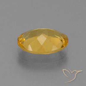 2.34克拉天然黄水晶，椭圆形，VVS-VS