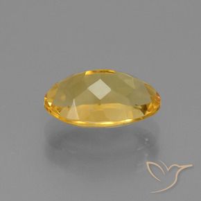 2.21克拉天然黄水晶，椭圆形，VVS